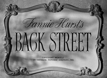 Back Street (1941) download